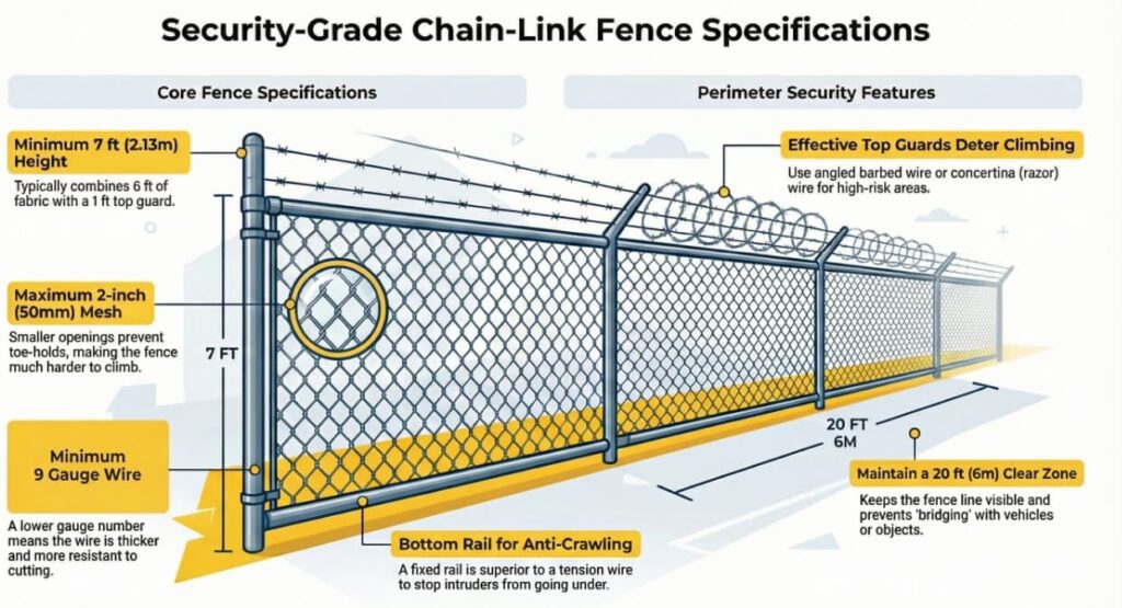 chain link specifications